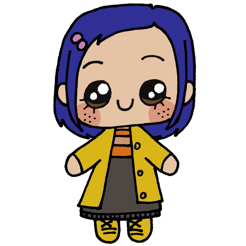 coraline-kawaii - Dibujando con Vani