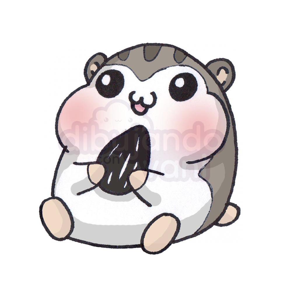 hamster-kawaii - Dibujando con Vani
