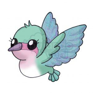 colibri kawaii