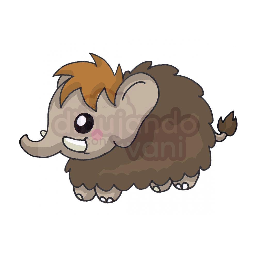 mamut-kawaii - Dibujando con Vani