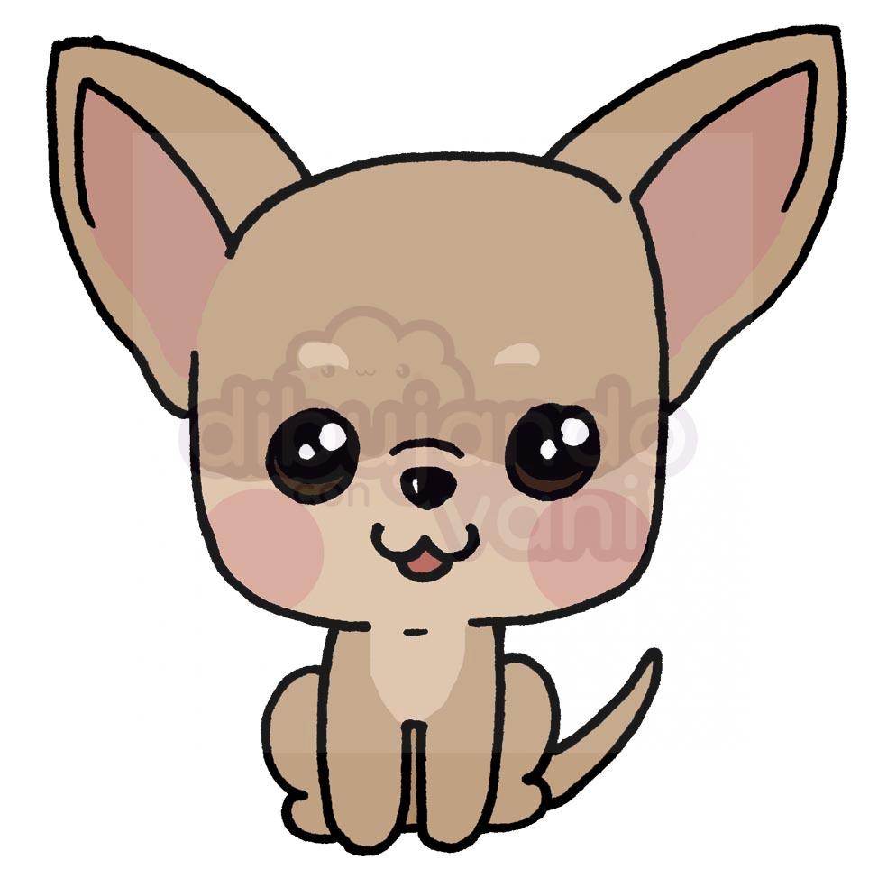 Como Dibujar Un Perro Chihuahua Kawaii Easy Drawings Dibujos Images
