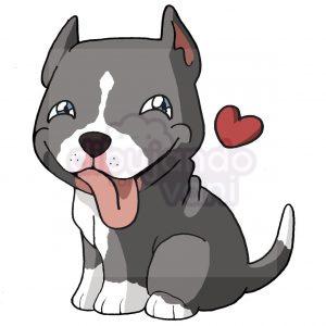 pitbull kawaii