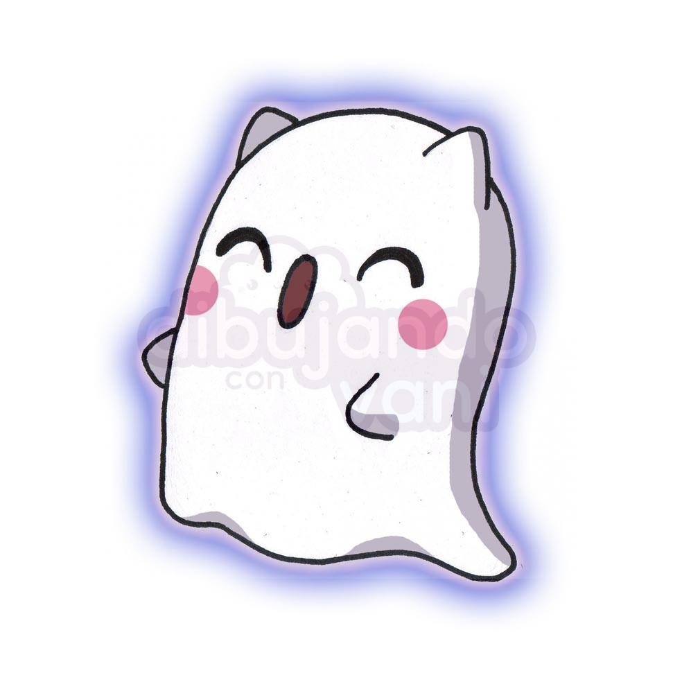 gato-fantasma-kawaii - Dibujando con Vani