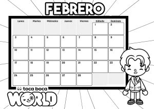 febrero toca boca 2025 para imprimir