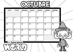 octubre toca boca 2025 para imprimir