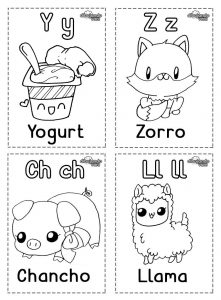 abecedario kawaii 7 para imprimir