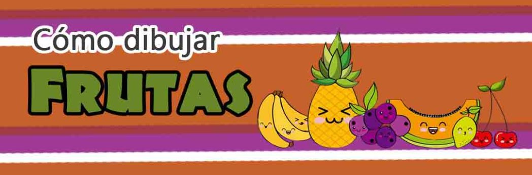 Como dibujar frutas kawaii