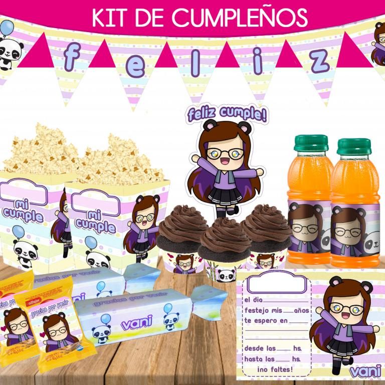 Kit de Cumpleaños Vani para imprimir gratis