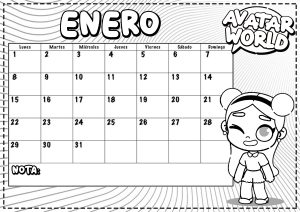 enero 2024 para imprimir