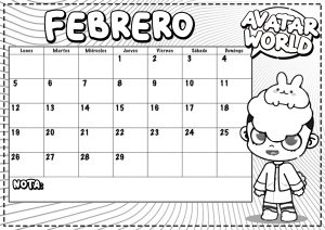 febrero 2024 para imprimir