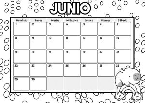 mes de junio 2025 para imprimir