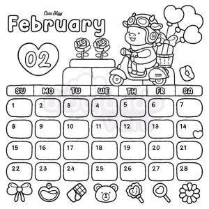 calendario febrero para imprimir 2026