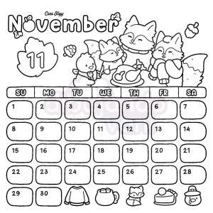 calendario noviembre para imprimir 2026