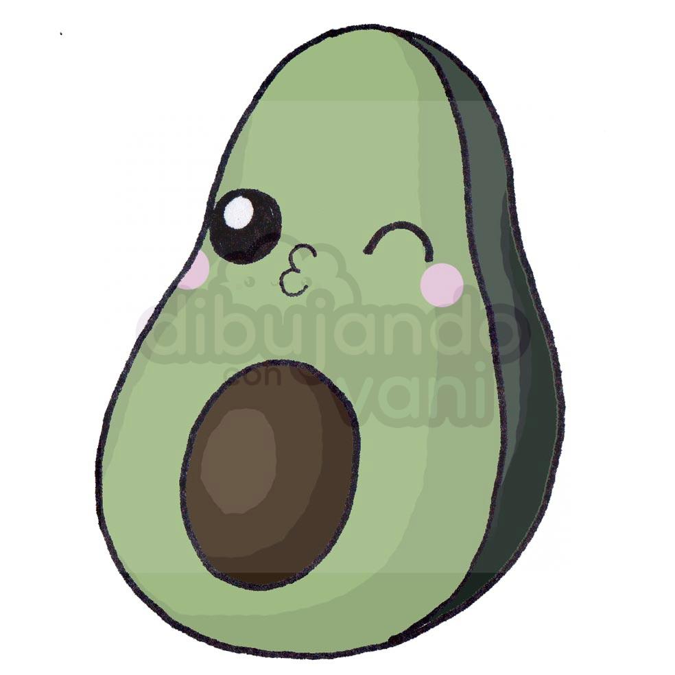 aguacate-kawaii.jpg - Dibujando con Vani