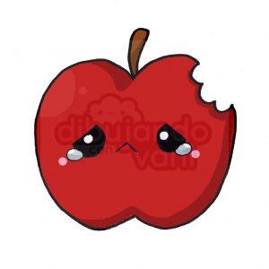 manzana kawaii