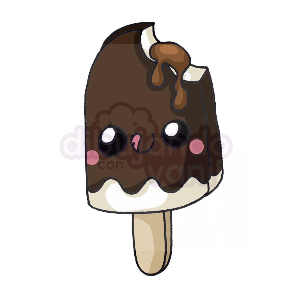 palito-de-helado-kawaii - Dibujando con Vani