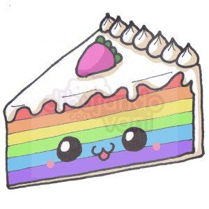 pastel arcoiris kawaii