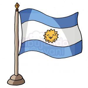 bandera argentina 2 kawaii