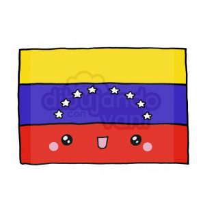 bandera de venezuela kawaii