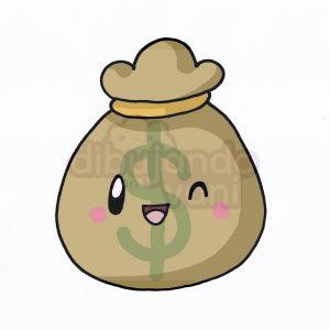 bolsa de dinero kawaii