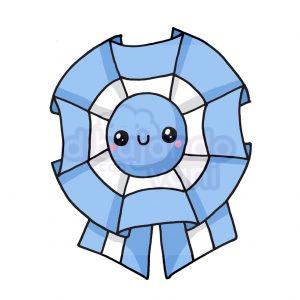 escarapela argentina kawaii