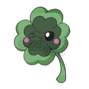 trebol kawaii