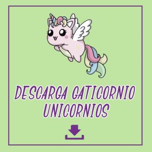 gato unicornio para descargar