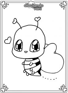 abeja para imprimir