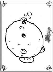 pez globo para imprimir