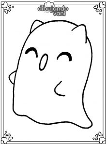 gato fantasma para imprimir