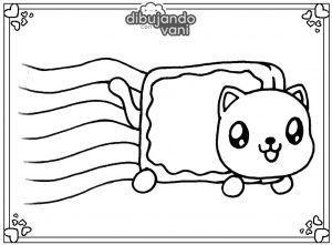 gato nyan cat para imprimir