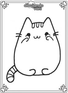 pusheen para imprimir