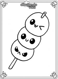 dango para imprimir