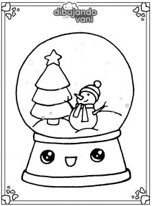 bola de navidad para imprimir