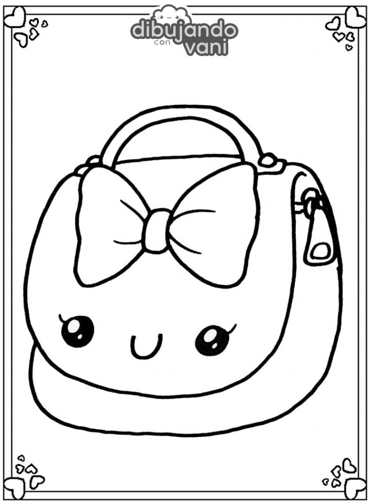 dibujo de un bolso para imprimir bolso para imprimir