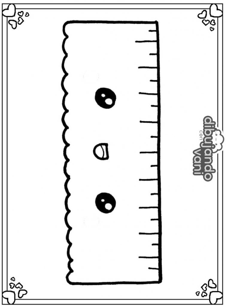 dibujo de una regla para imprimir regla para imprimir