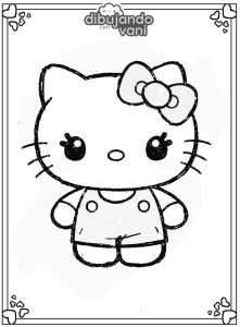 hello kitty para imprimir