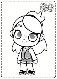 imagen avatar world para imprimir