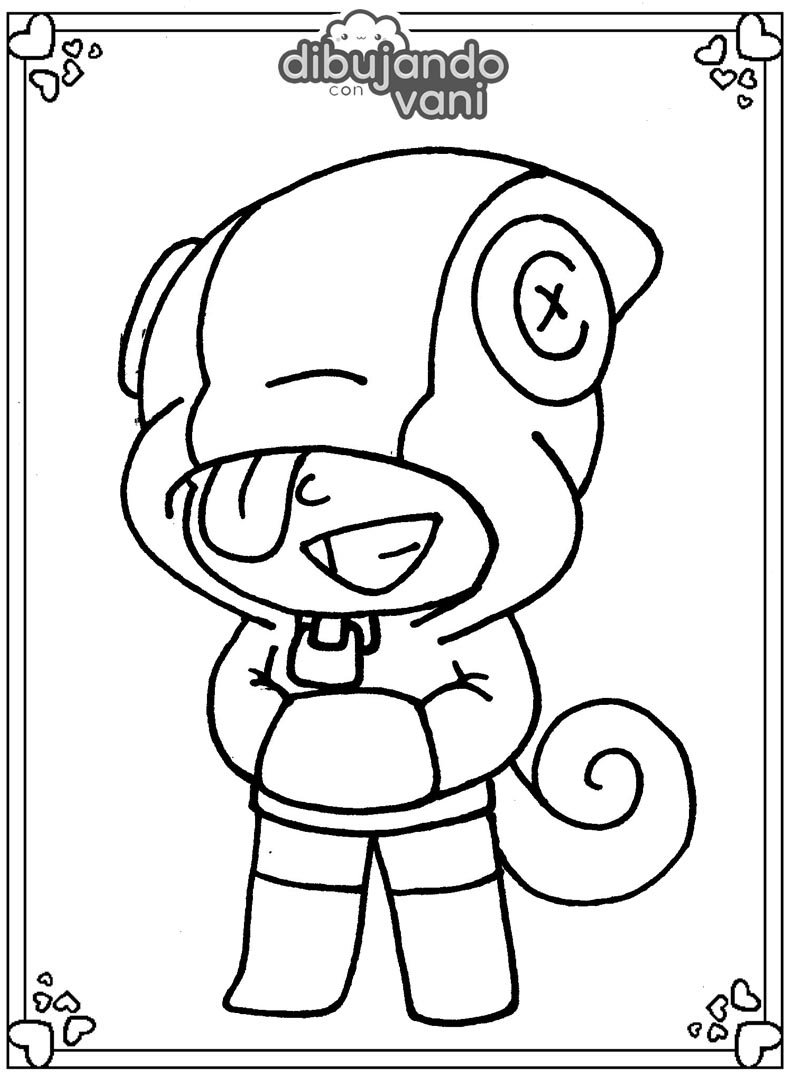 Dibujos de Brawl Stars para imprimir y colorear - Dibujando con Vani