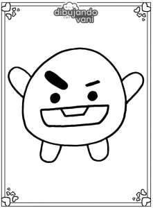 shooky de bt21 para imprimir