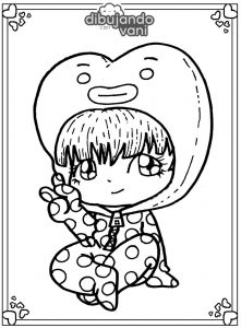 v de bts para imprimir