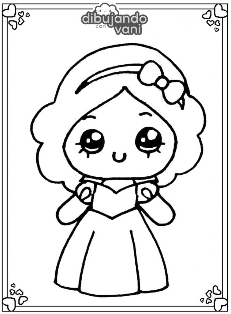 blancanieves para imprimir