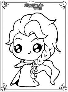elsa de frozen para imprimir