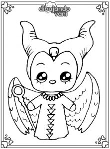 malefica para imprimir