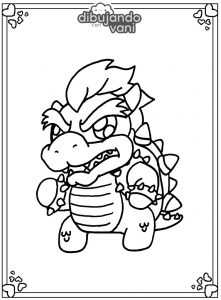 bowser kawaii para imprimir
