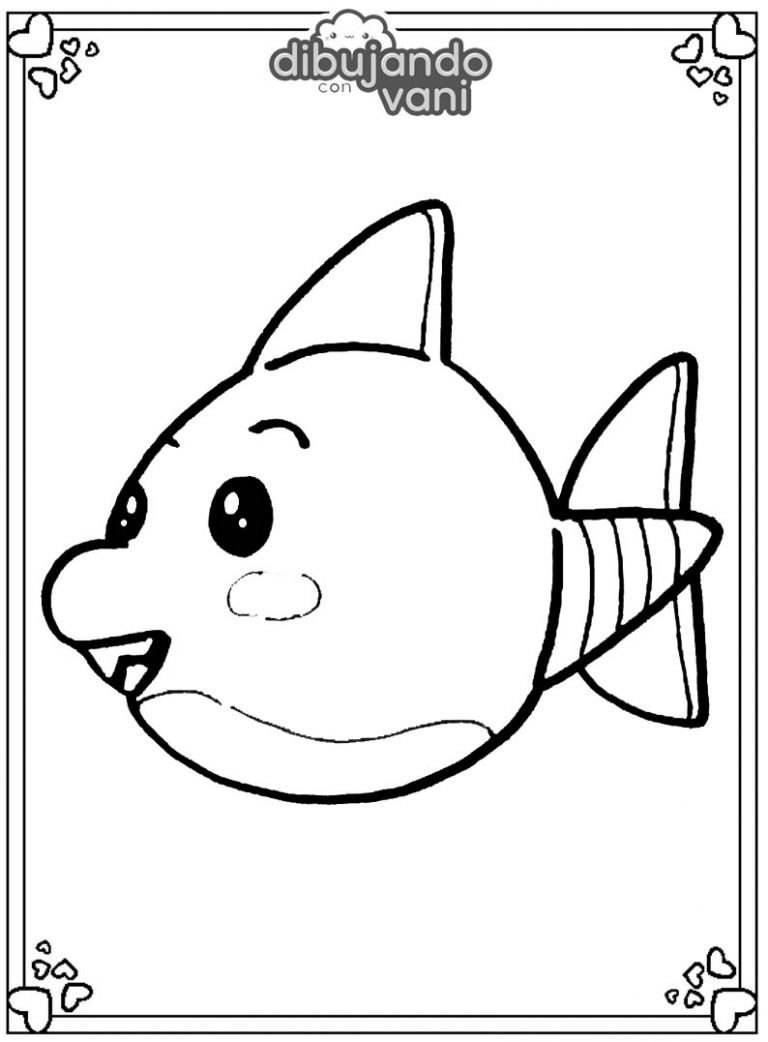 tiburon de pk xd para imprimir Dibujando con Vani