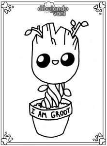 groot para imprimir