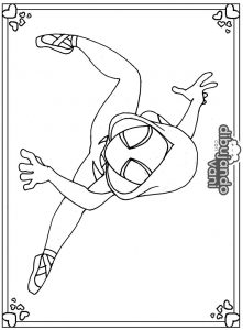 spiderwoman para imprimir