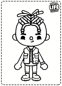 personaje toca life world 4 para imprimir