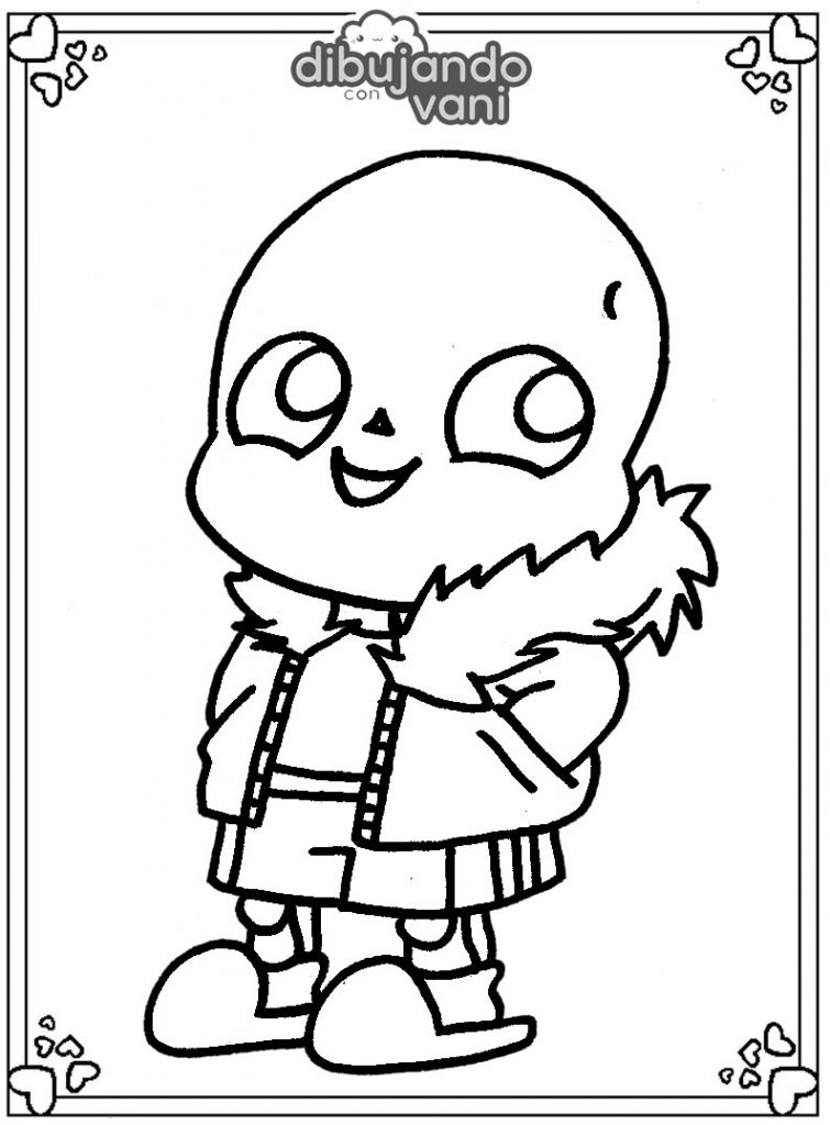 Featured image of post Dibujos De Sans Para Colorear Dibujos de en el cielo